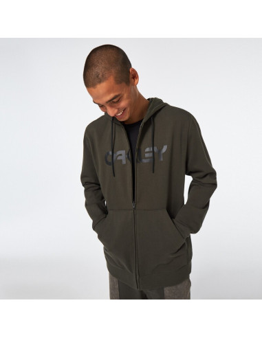 Sweat à capuche OAKLEY Teddy Full Zip - Marron