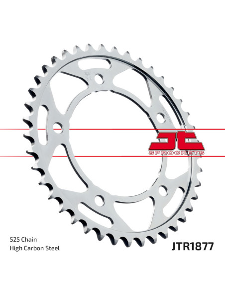 Couronne JT SPROCKET acier standard 1877 - 525