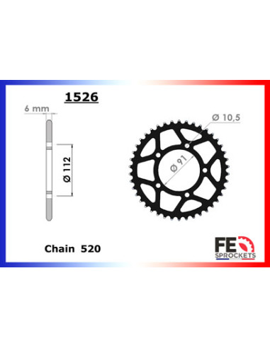 ZONTES.310.X/R/T/T2/V '20- 14X42 RK520FEX
