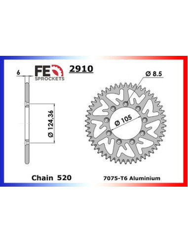 TM.250 EN/MX FI (4T) '21/22 13X51 RKGB520KXZ