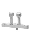 Rehausseur en aluminium pour guidon avec 25. 4 mm (1") Ø 