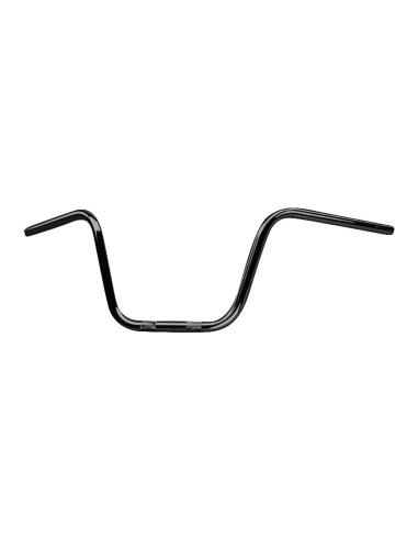 Guidon pour chopper et cruiser 830 mm de largeur, guidon noir Ø 25,4 mm (1 ")  