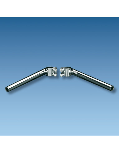 Demi-guidon avec largeur de serrage Ø Pinces de 33 mm, du tube de 22 mm Ø (7/8 ") 