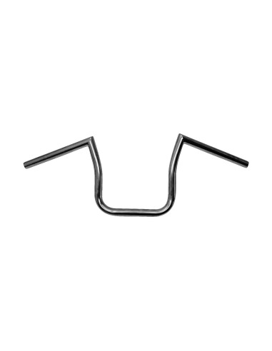Guidon en Z 755 mm de largeur, guidon noir Ø 25,4 mm (1 ")  