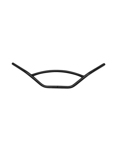 Guidon avec entretoise arrondie Ø 22 mm, 870 mm de largeur, guidon noir Ø 25,4 mm (1 ")  