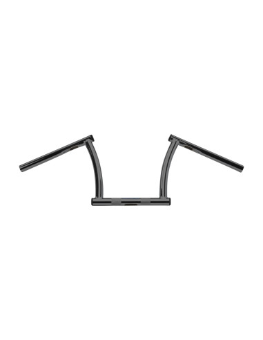 Guidon en Z 755 mm de largeur, guidon noir Ø 25,4 mm (1 ")  