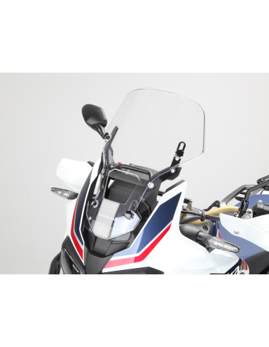 Réglage haut du pare-brise 30 - 80 mm pour Honda CRF 1000 L Africa Twin (Aussi DCT) (SD04) 2015-2016 et (SD06) 2017-2019 