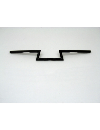 Guidon de 850 mm de largeur, guidon noir Ø 25,4 mm (1 ") avec encoche pour câbles 