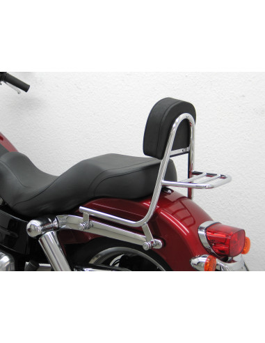 Sissy bar en tube pour Harley Davidson Dyna Switchback (FLD) 2010-2016 