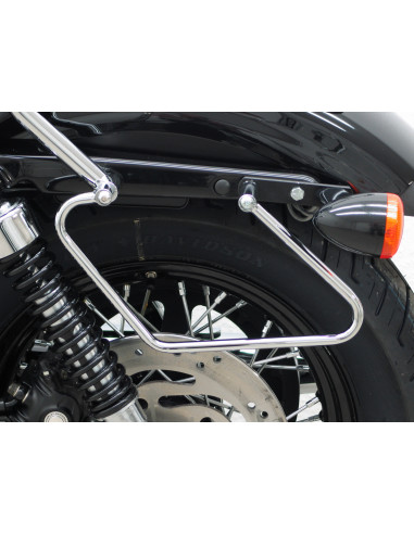 Porte-bagages pour Harley Davidson Sportster Evo (Custom Roadster/bas Nightster/Iron) 2004- 
