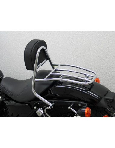 Sissy Bar conducteur pour Harley Davidson Sportster Evo (Custom Roadster/bas Nightster/Iron) 2004- 
