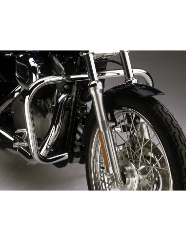 Tube de protection 38 mm ø pour Harley Davidson Sportster Evo (Custom Roadster/bas Nightster/Iron) 2004- 