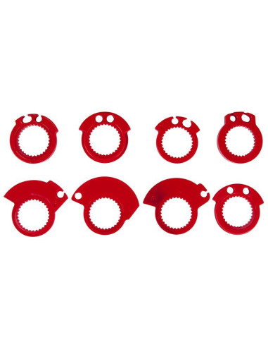 Revêtements de poignée RACETECH R20 Lock-On - Wave Revêtements de poignée RACETECH R20 Lock-On - Wave