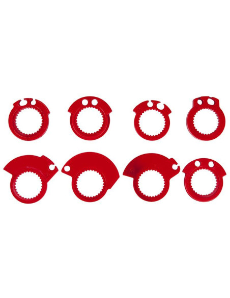 Revêtements de poignée RACETECH R20 Lock-On - Wave Revêtements de poignée RACETECH R20 Lock-On - Wave