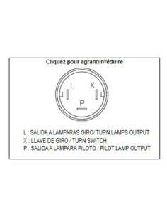 Relais de clignotant TECNIUM DZE OE 3 pôles 12V 2