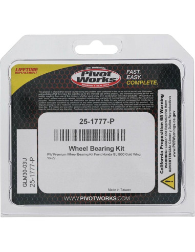 Kit roulements de roue ALL BALLS