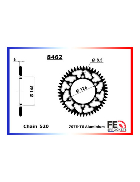 RM.125 '06/12 12X51 RK520MXZ *