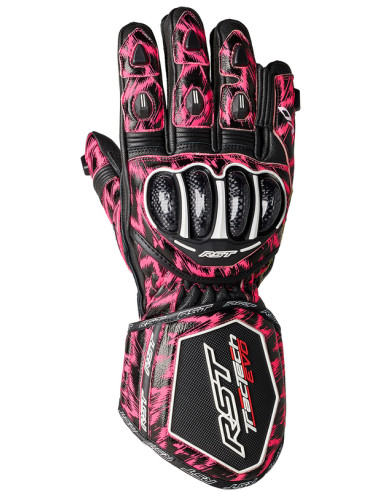 Gants RST TracTech Evo 4 - Dazzle Pink/noir