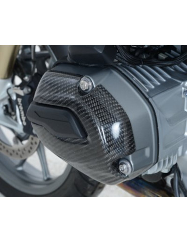 Couvre-carter moteur gauche R&G RACING - carbone