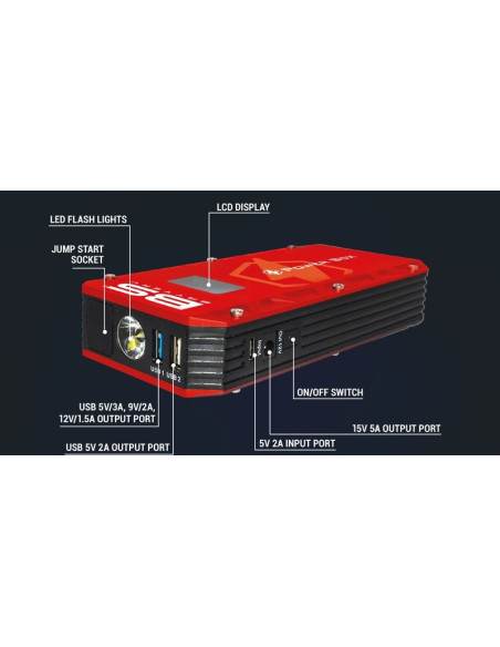 Kit booster de batterie BS BATTERY Power Box PB-02  - pack de 5+1 Kit booster de batterie BS BATTERY Power Box PB-02  - pack de 5+1