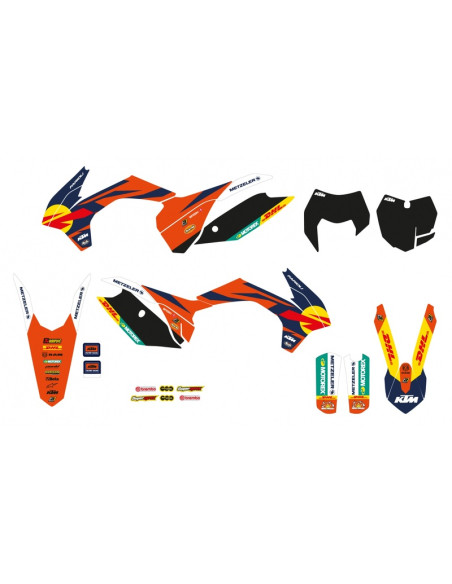 Kit complet BLACKBIRD Replica KTM Factory 23 