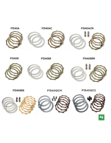 Kit disques garnis + lisse NEWFREN Kit disques garnis + lisse NEWFREN