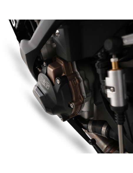 Couvre-carter gauche (alternateur) R&G RACING PRO noir