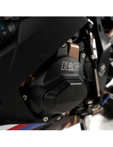 Couvre-carter gauche (alternateur) R&G RACING PRO noir