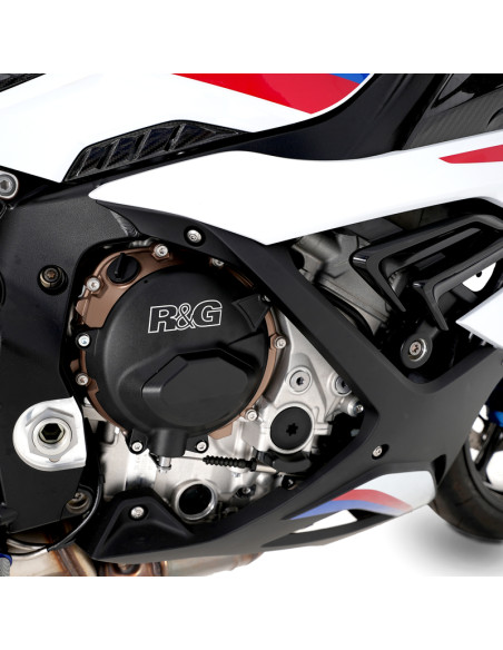 Kit de couvre-carter moteur (alternateur/embrayage) R&G RACING PRO noir