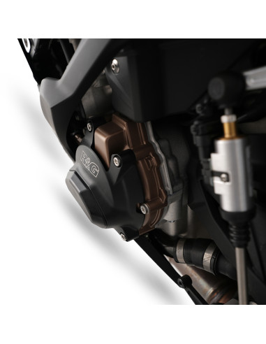 Kit de couvre-carter moteur (alternateur/embrayage) R&G RACING PRO noir