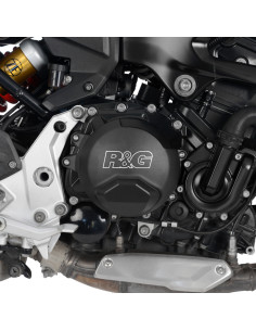 Couvre-carter droit (embrayage) R&G RACING PRO noir 2