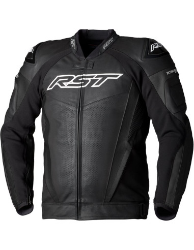 Veste cuir RST TracTech Evo 5 CE homme - noir/noir/noir