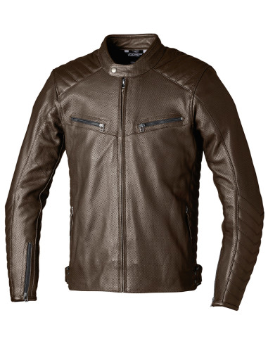 Veste cuir RST Roadster Air CE femme - marron