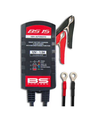 Chargeur de batterie intelligent BS BATTERY BS15 Chargeur de batterie intelligent BS BATTERY BS15