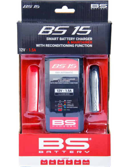 Chargeur de batterie intelligent BS BATTERY BS15 Chargeur de batterie intelligent BS BATTERY BS15