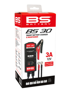 Chargeur de batterie intelligent BS BATTERY BS30 - 12V 3A 2