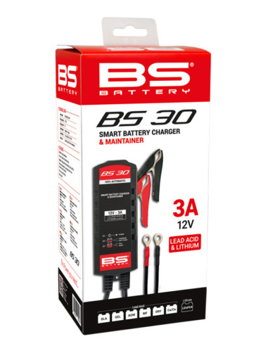 Chargeur de batterie intelligent BS BATTERY BS30 - 12V 3A Chargeur de batterie intelligent BS BATTERY BS30 - 12V 3A