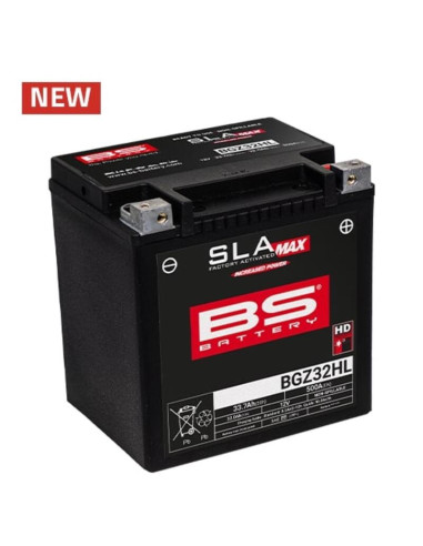 Batterie BS BATTERY SLA Max sans entretien activée usine - BGZ32HL