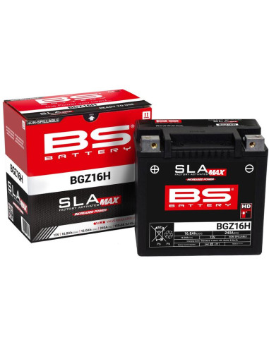 Batterie BS BATTERY SLA Max sans entretien activée usine - BGZ16H