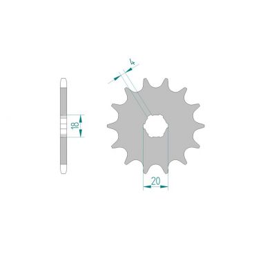 Kit chaine DID  ALU MONTESA 315 R...