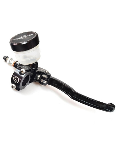 Maître-cylindre de frein axial BERINGER Classic Racing Ø20,5mm bocal vissé noir - levier ajustable type A (16cm)