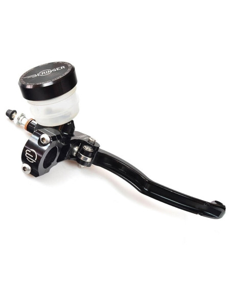 Maître-cylindre de frein axial BERINGER Classic Racing Ø20,5mm bocal vissé noir - levier ajustable type A (16cm)