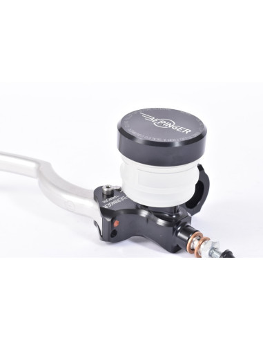 Maître-cylindre de frein axial BERINGER Classic Ø20,5mm bocal vissé noir - levier type A (16cm)