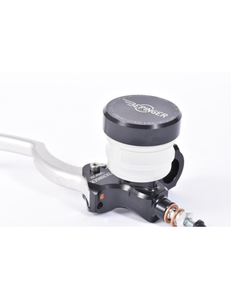 Maître-cylindre de frein axial BERINGER Classic Ø20,5mm bocal vissé noir - levier type A (16cm)