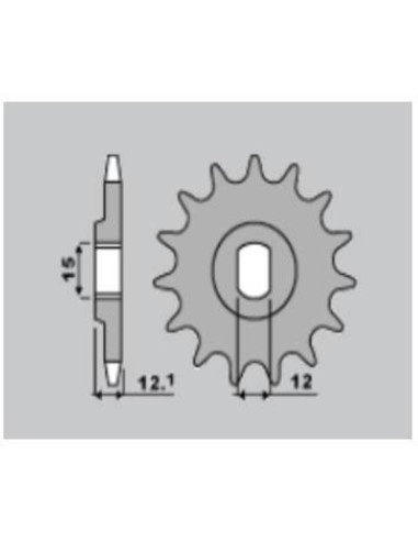 Pignon PBR acier standard 2105 - 428