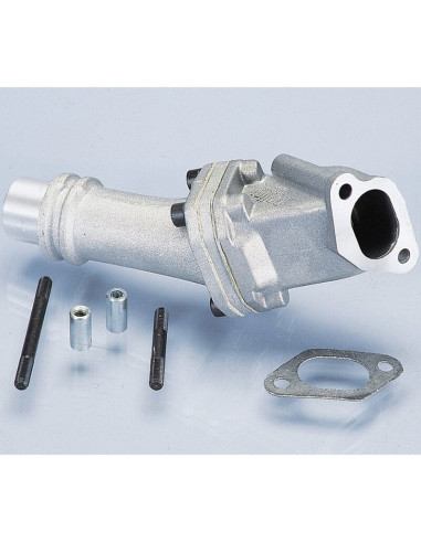 Polini intake manifold with 2-hole mounting for Vespa PK engines, Ø24 mm (215.0202)