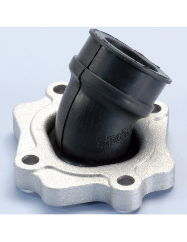 Polini intake manifold for Yamaha/Minarelli horizontal engines, Ø21 mm (215.0425)