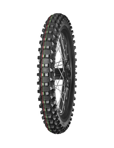 Pneu MITAS TERRA FORCE-MX MH 60/100-14 29M TT MEDIUM HARD TERRAIN RED GREEN NHS