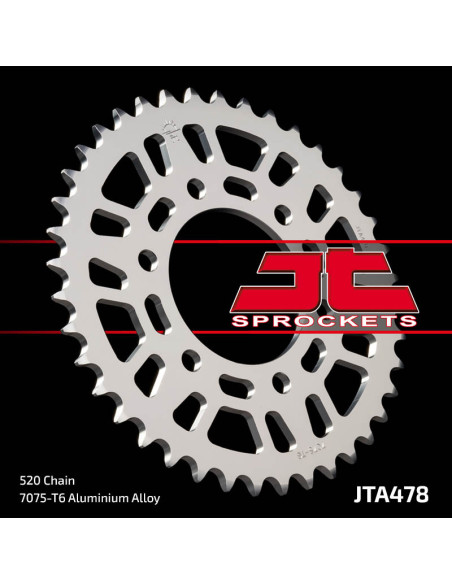 Couronne JT SPROCKETS aluminium Ultra-Light 478 - 520