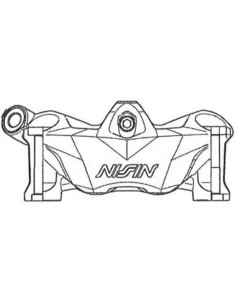 Etrier de frein 4 pistons radial NISSIN - gauche 2